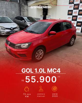 VOLKSWAGEN GOL 1.0 12V MPI TOTALFLEX 4P MANUAL